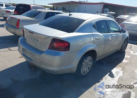 2012 Dodge Avenger Se from USA, damaged, VIN 1C3CDZAB4CN269975